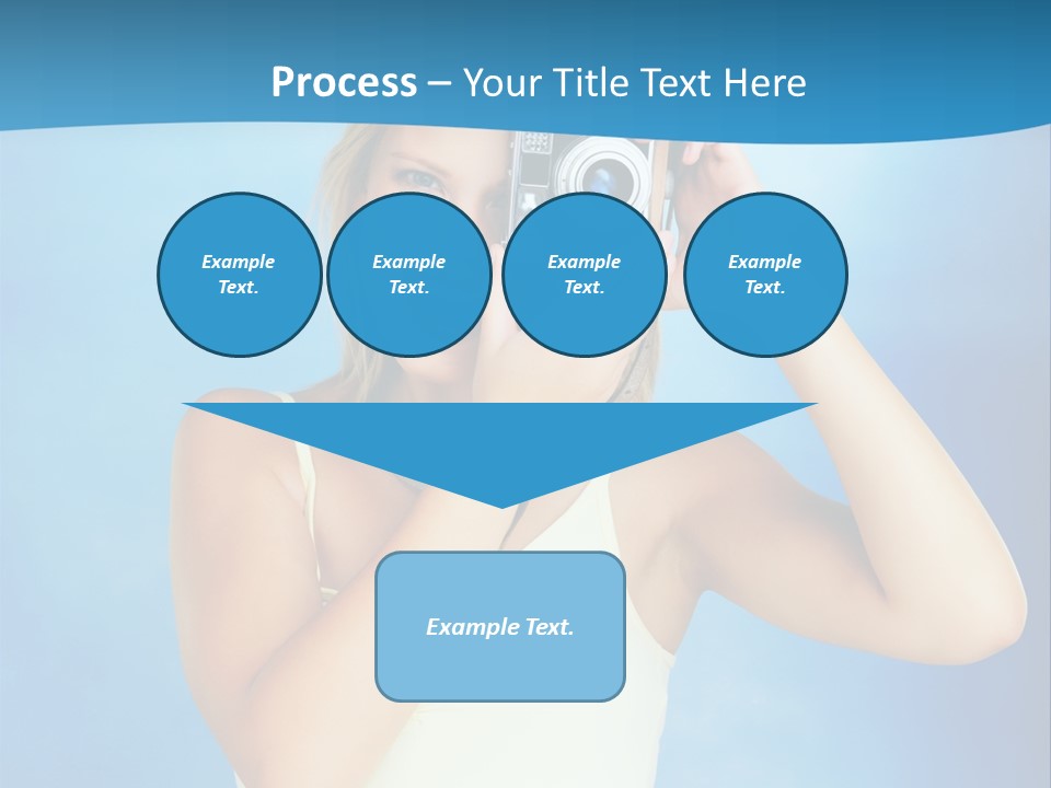 Standing Photography Youth PowerPoint Template