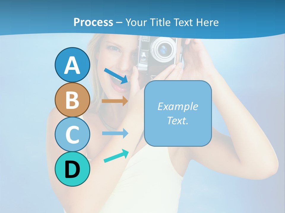 Standing Photography Youth PowerPoint Template