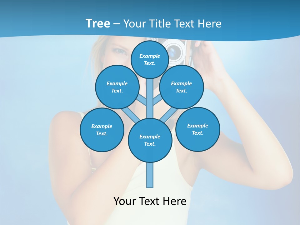 Standing Photography Youth PowerPoint Template