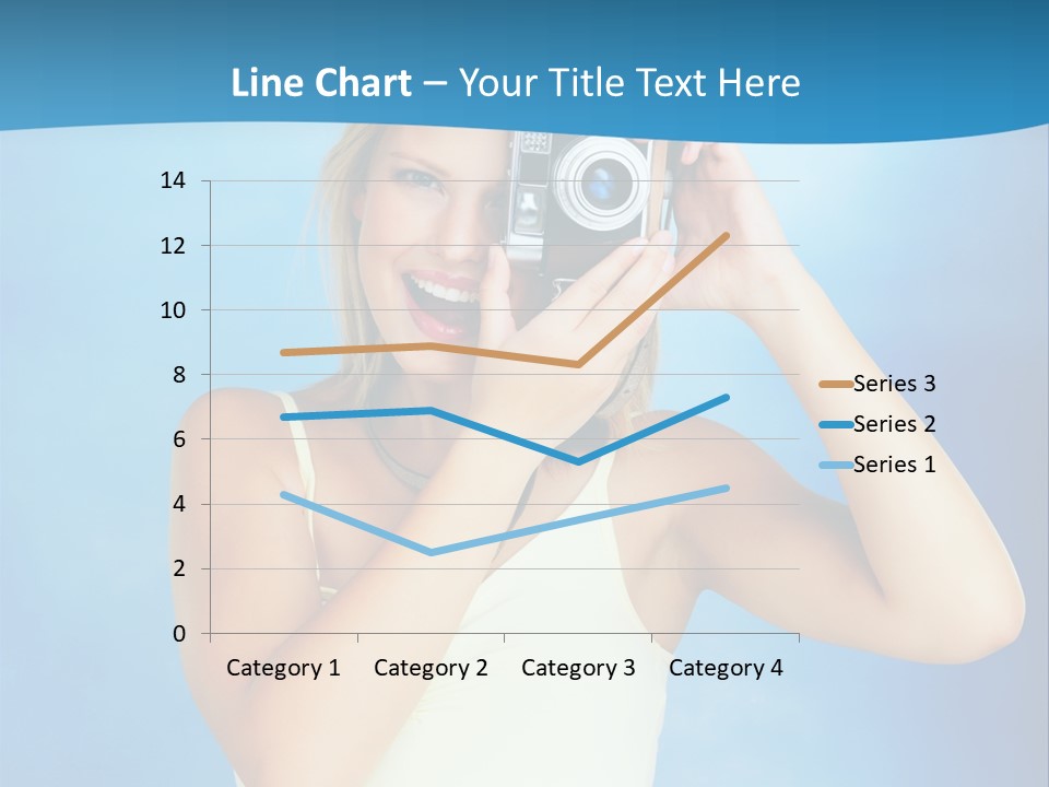Standing Photography Youth PowerPoint Template