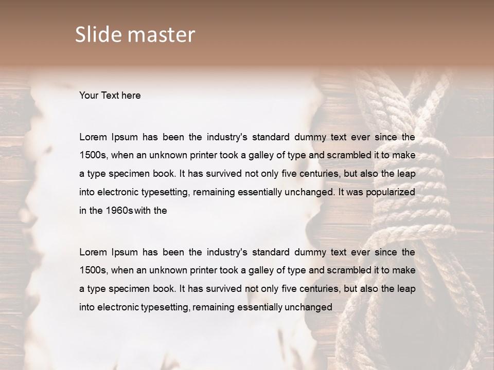 Paper Tiled Old PowerPoint Template