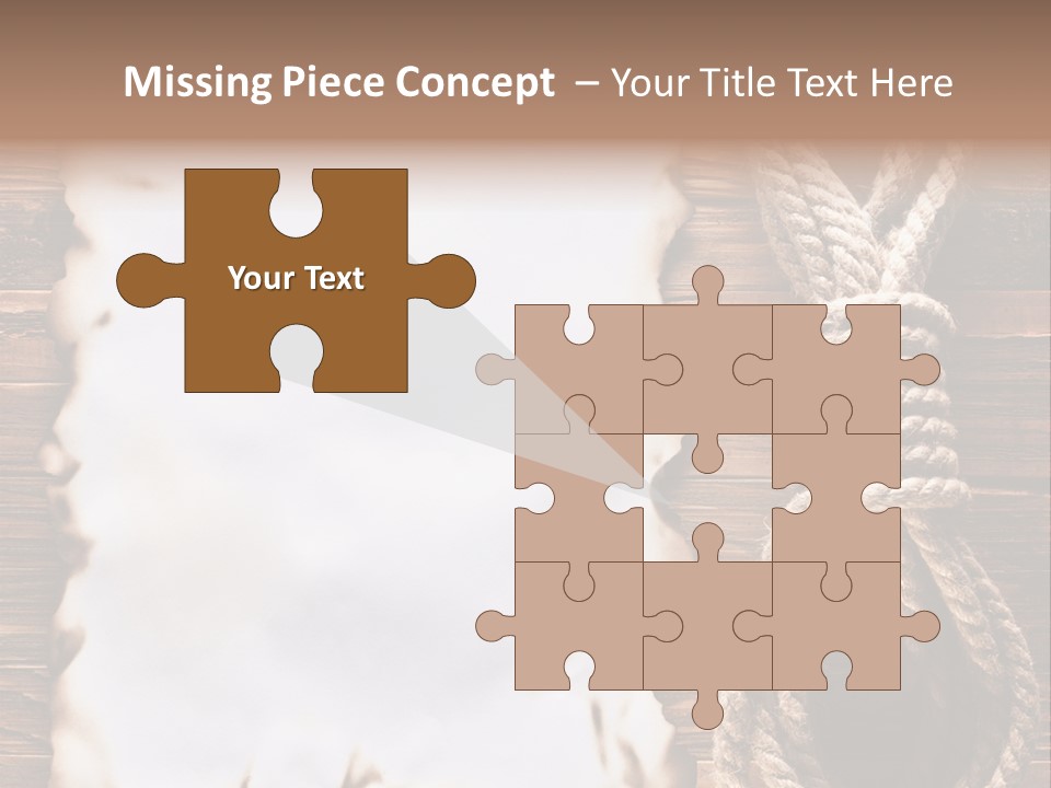 Paper Tiled Old PowerPoint Template