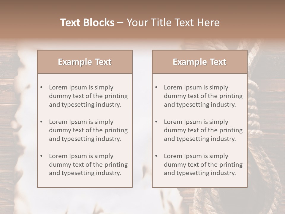Paper Tiled Old PowerPoint Template