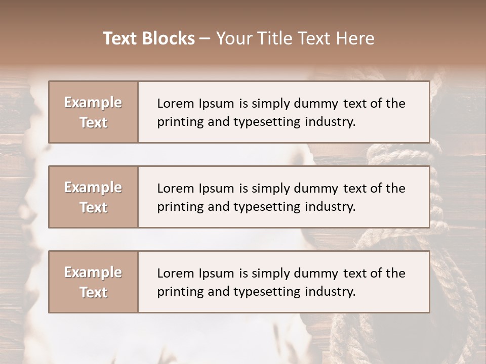 Paper Tiled Old PowerPoint Template