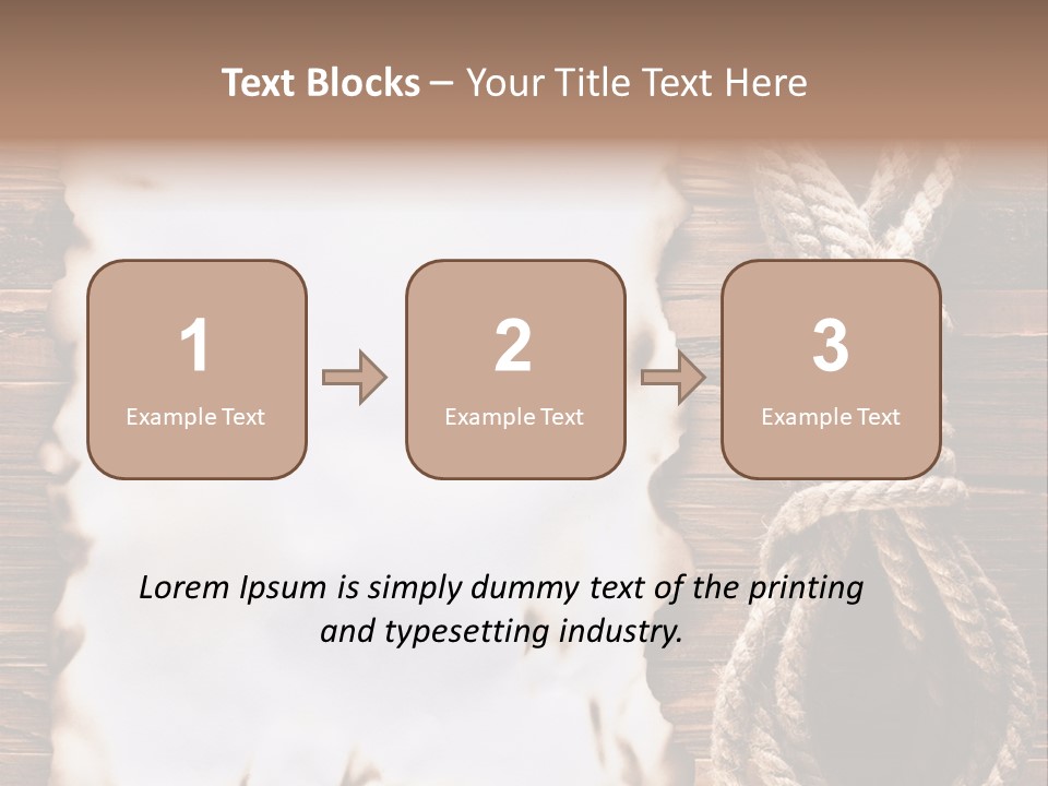 Paper Tiled Old PowerPoint Template