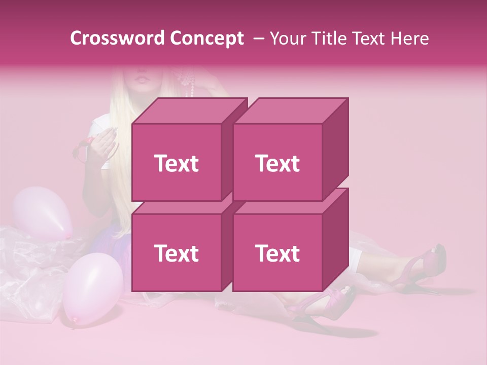 Doll Woman Retro PowerPoint Template