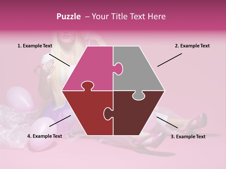 Doll Woman Retro PowerPoint Template