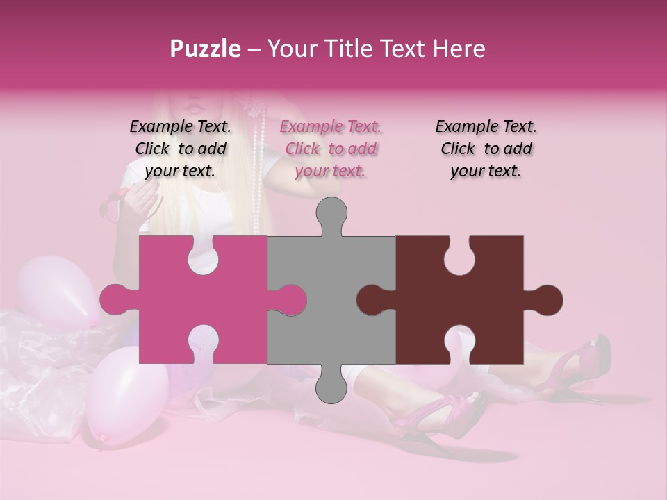 Doll Woman Retro PowerPoint Template