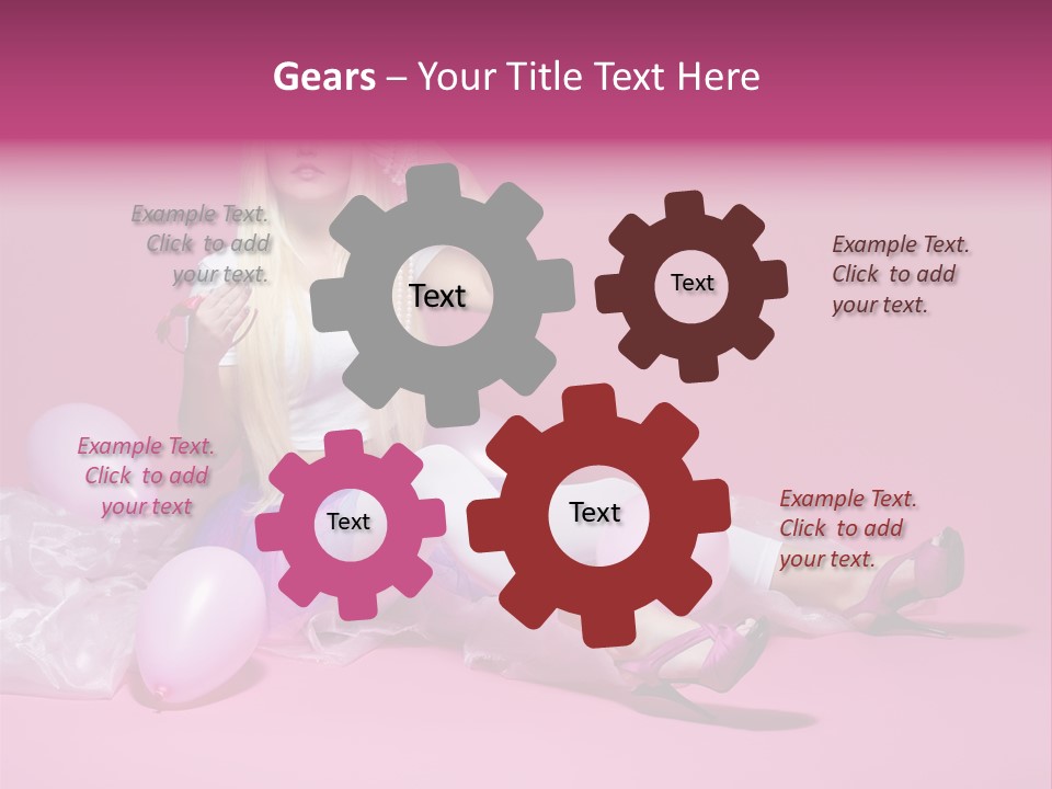 Doll Woman Retro PowerPoint Template