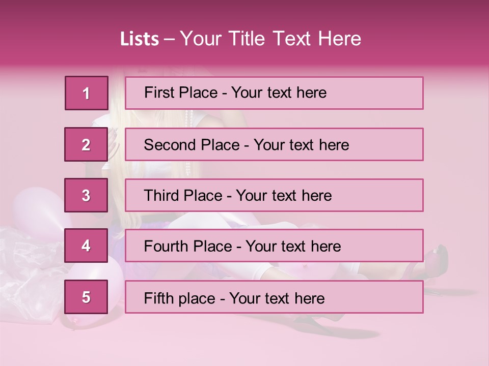 Doll Woman Retro PowerPoint Template