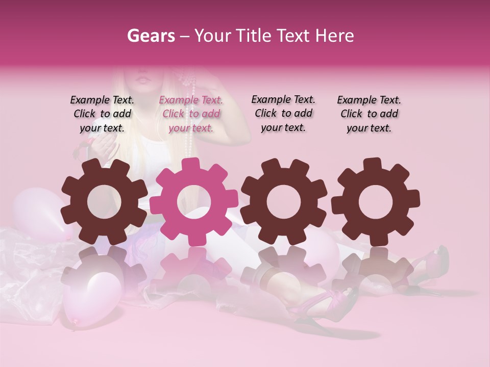 Doll Woman Retro PowerPoint Template