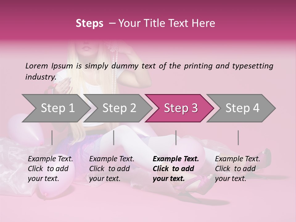 Doll Woman Retro PowerPoint Template