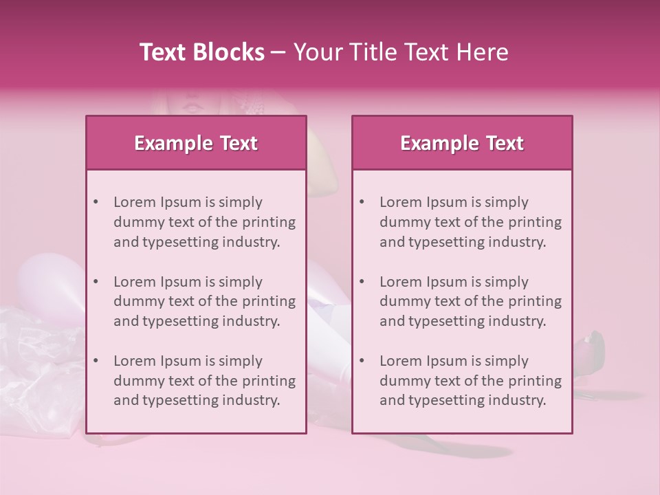 Doll Woman Retro PowerPoint Template