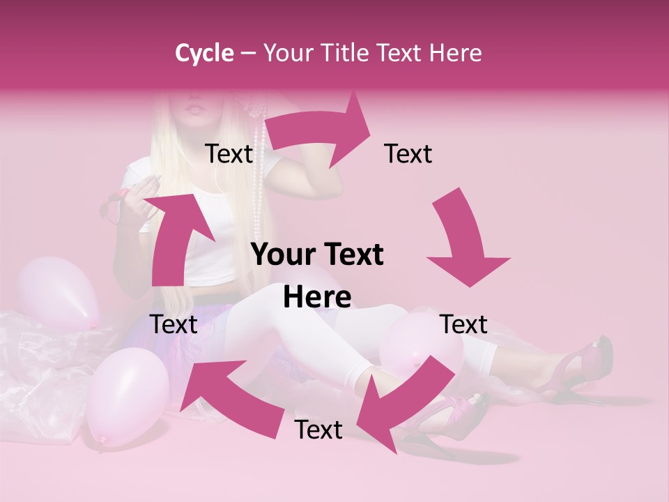 Doll Woman Retro PowerPoint Template