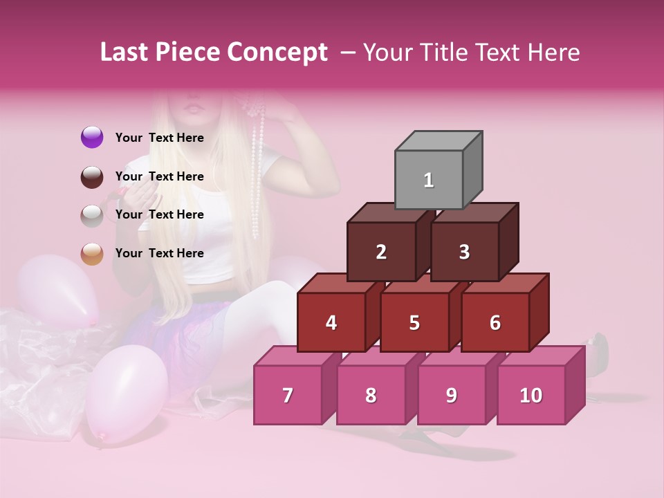 Doll Woman Retro PowerPoint Template