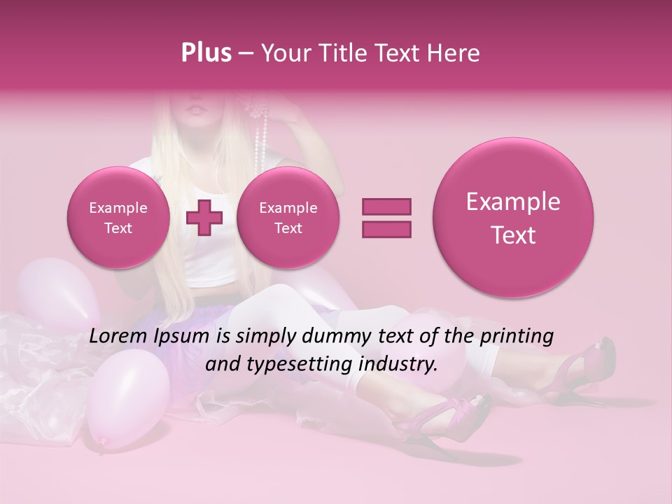 Doll Woman Retro PowerPoint Template