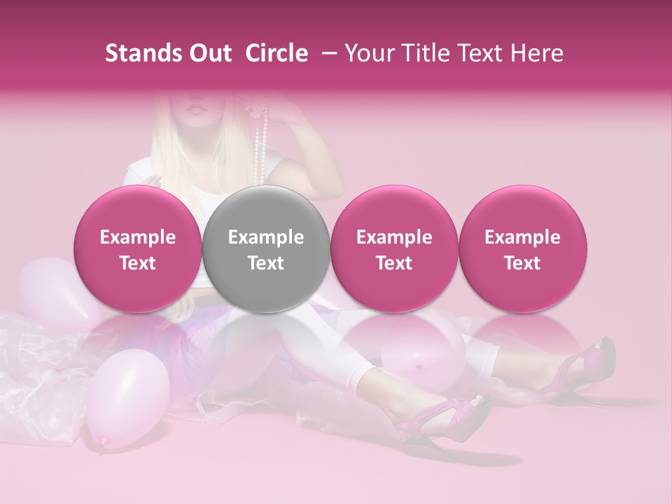 Doll Woman Retro PowerPoint Template