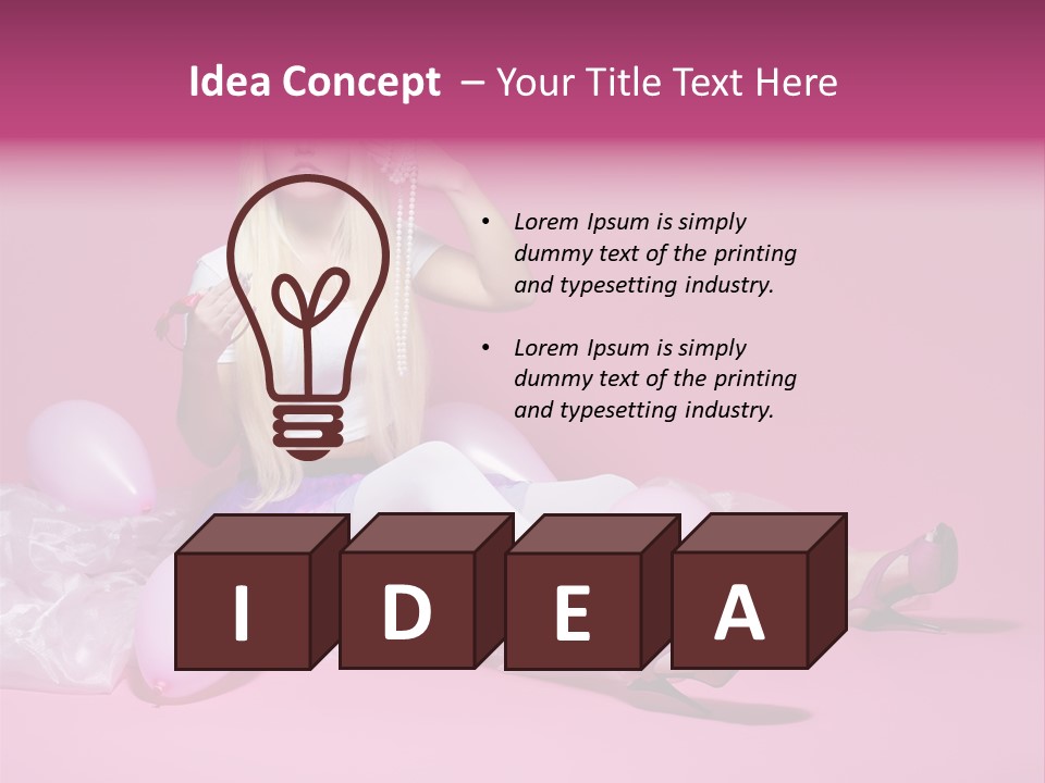 Doll Woman Retro PowerPoint Template