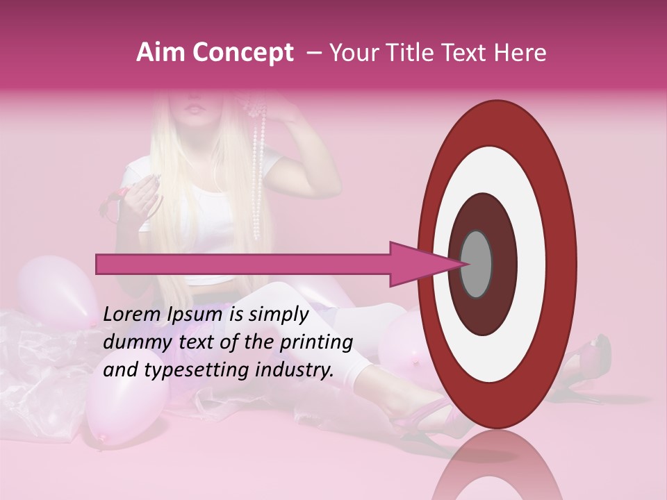 Doll Woman Retro PowerPoint Template