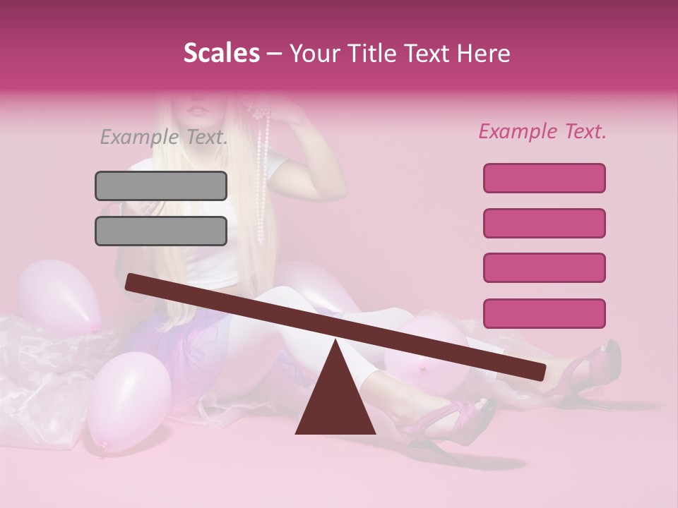 Doll Woman Retro PowerPoint Template