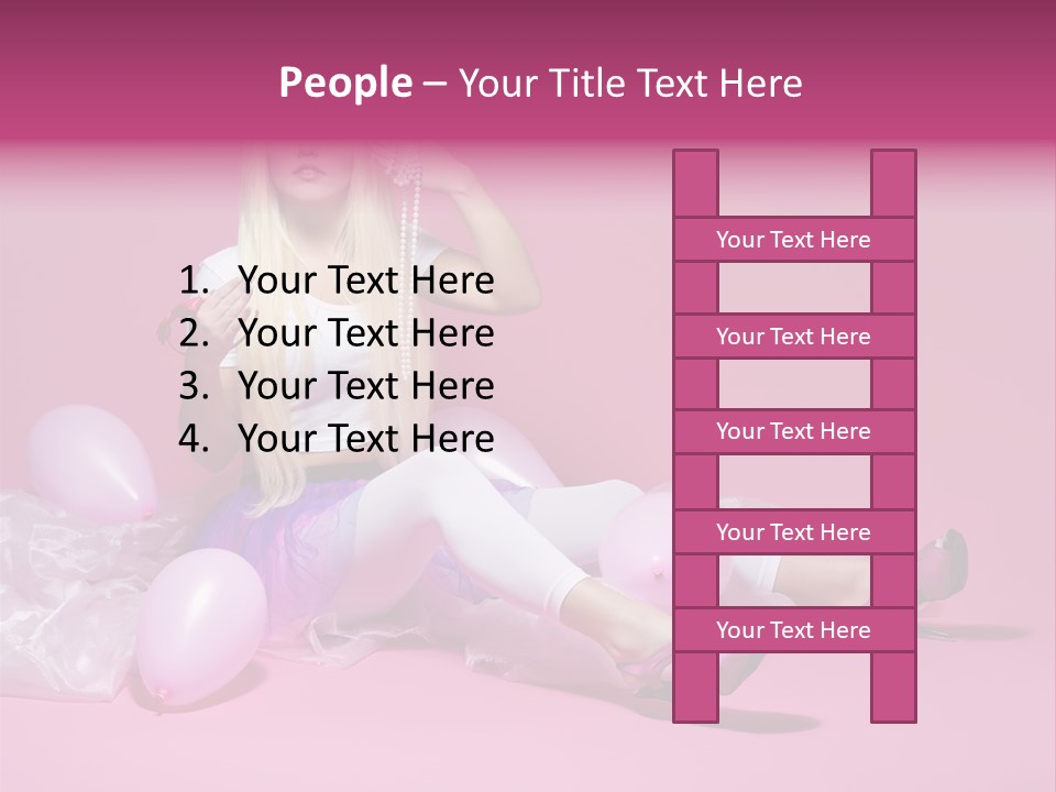 Doll Woman Retro PowerPoint Template