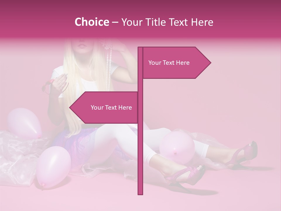 Doll Woman Retro PowerPoint Template