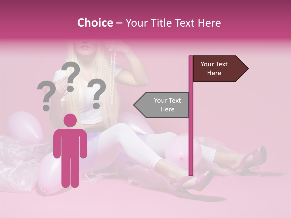 Doll Woman Retro PowerPoint Template