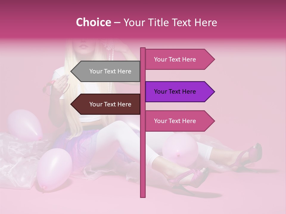 Doll Woman Retro PowerPoint Template