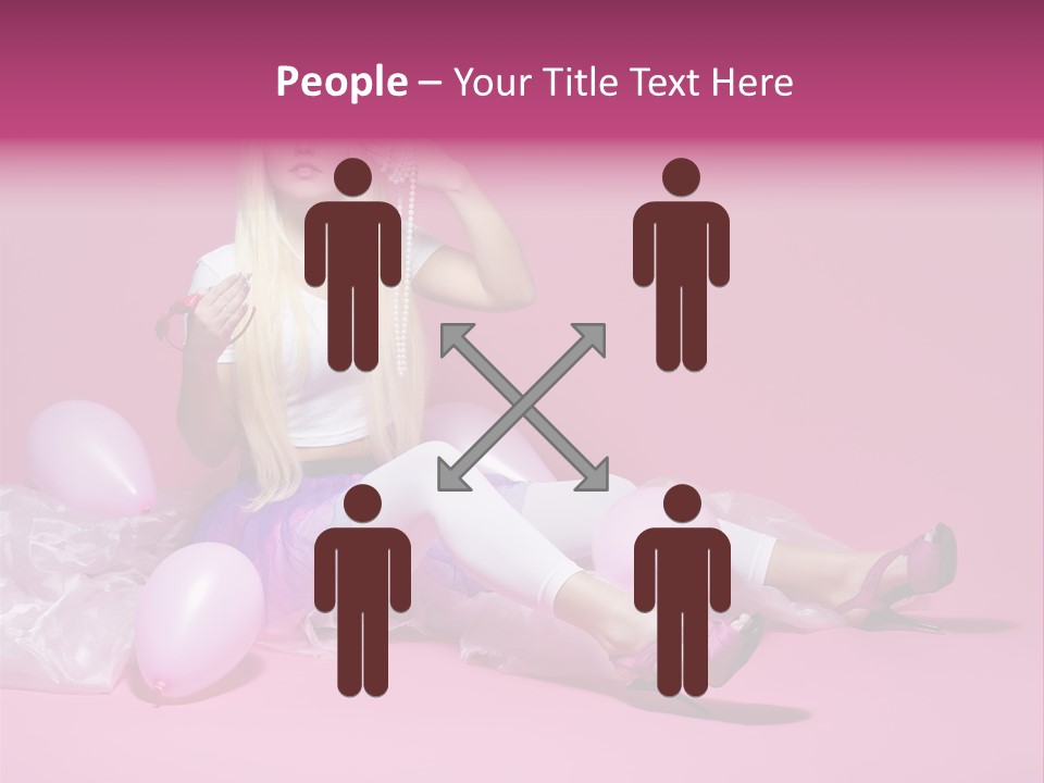 Doll Woman Retro PowerPoint Template