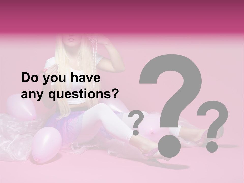 Doll Woman Retro PowerPoint Template