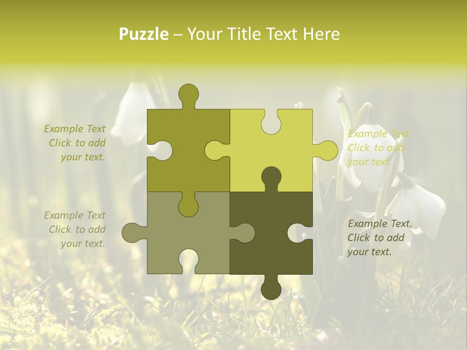 Sparkle Plant Spring PowerPoint Template