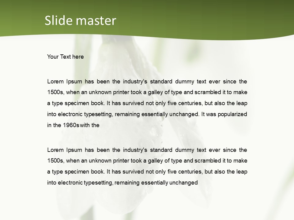 Grow Blossom Natural PowerPoint Template