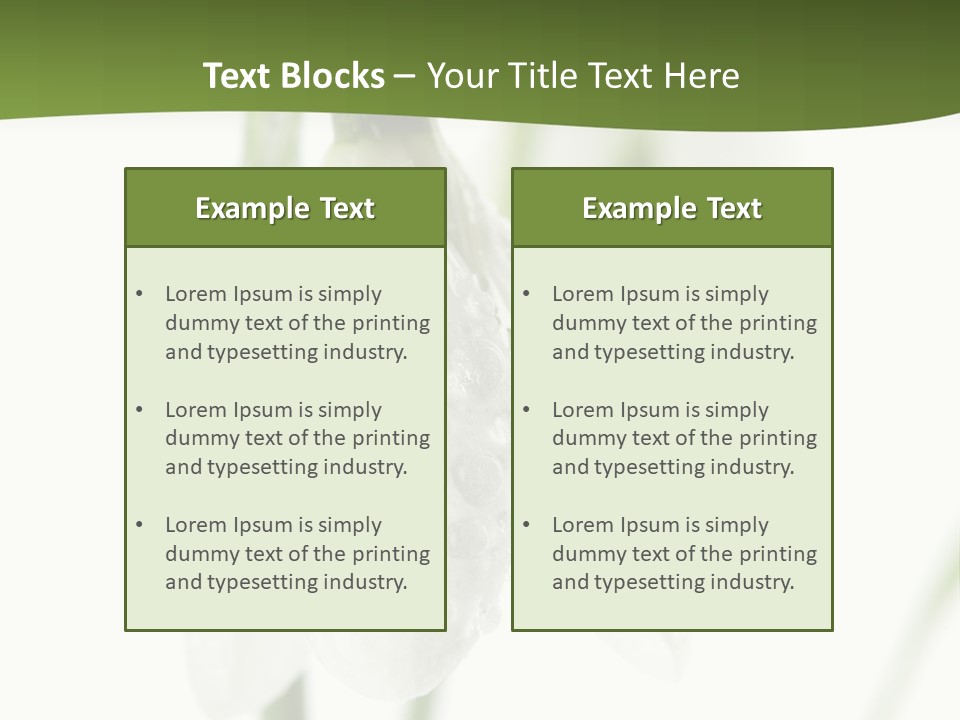Grow Blossom Natural PowerPoint Template