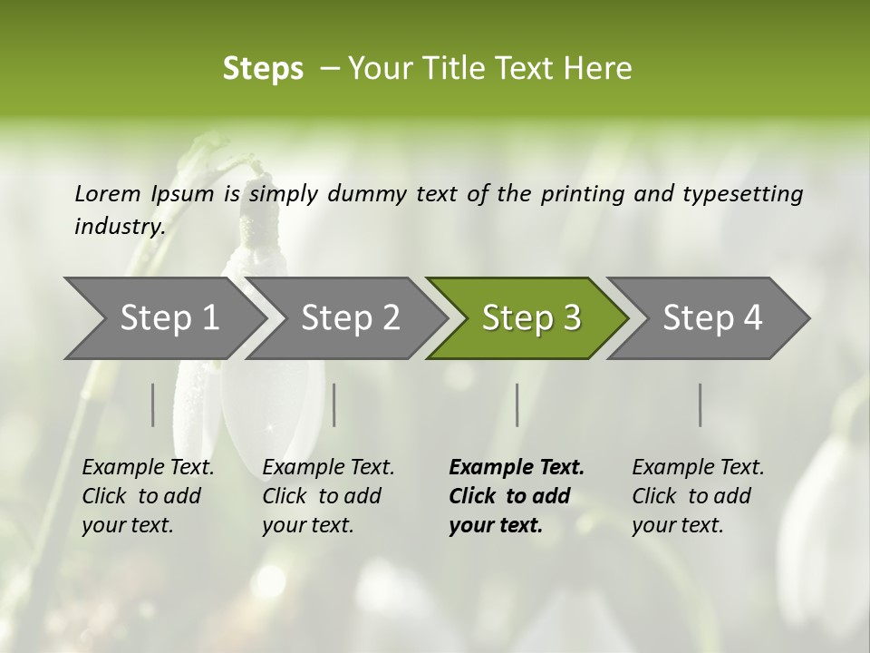 Scintillate Plant Grass PowerPoint Template