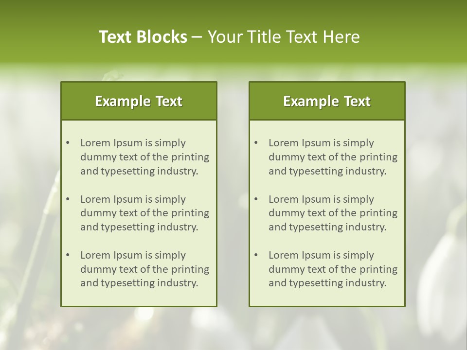 Scintillate Plant Grass PowerPoint Template