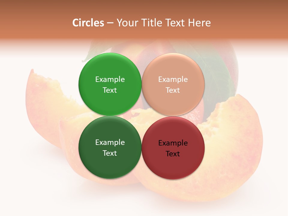 Dessert Orange One PowerPoint Template