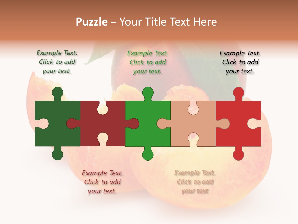 Dessert Orange One PowerPoint Template