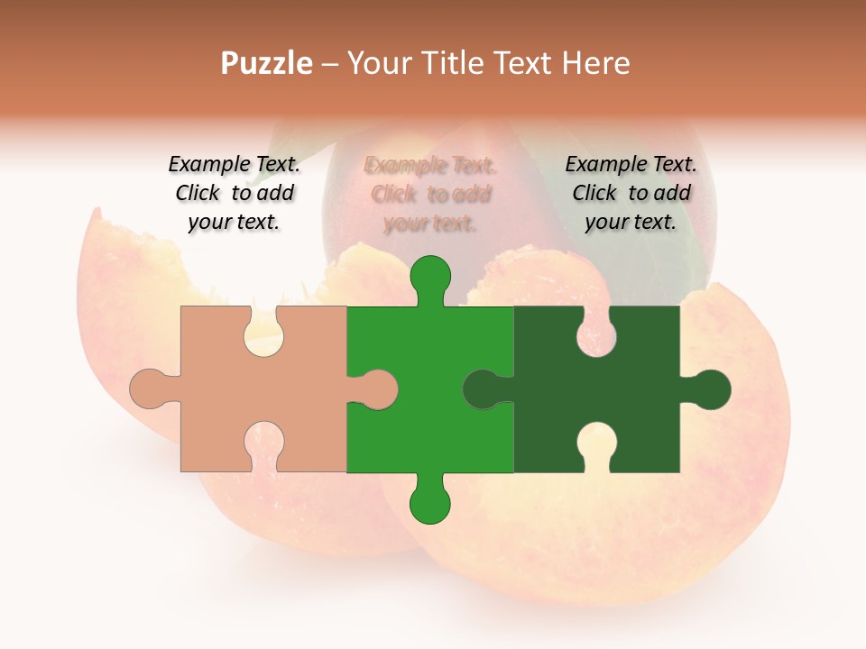 Dessert Orange One PowerPoint Template