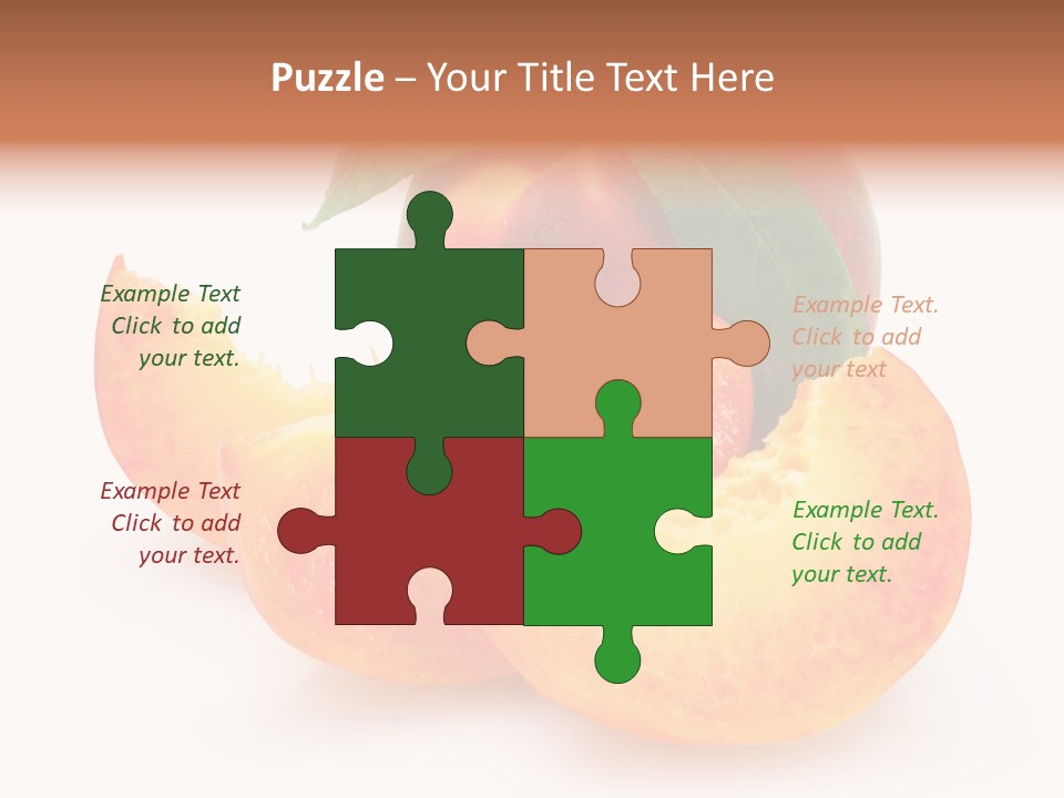 Dessert Orange One PowerPoint Template