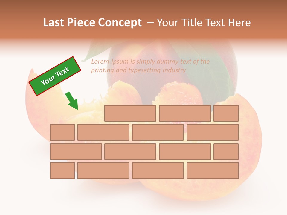Dessert Orange One PowerPoint Template