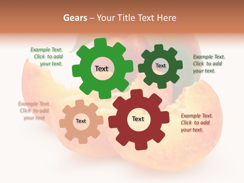 Dessert Orange One PowerPoint Template
