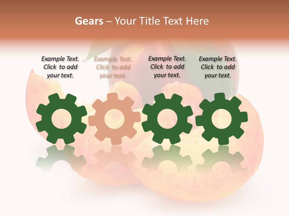 Dessert Orange One PowerPoint Template