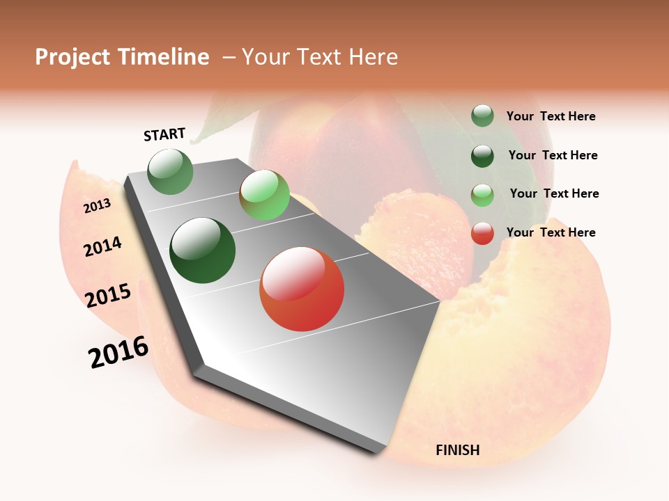 Dessert Orange One PowerPoint Template