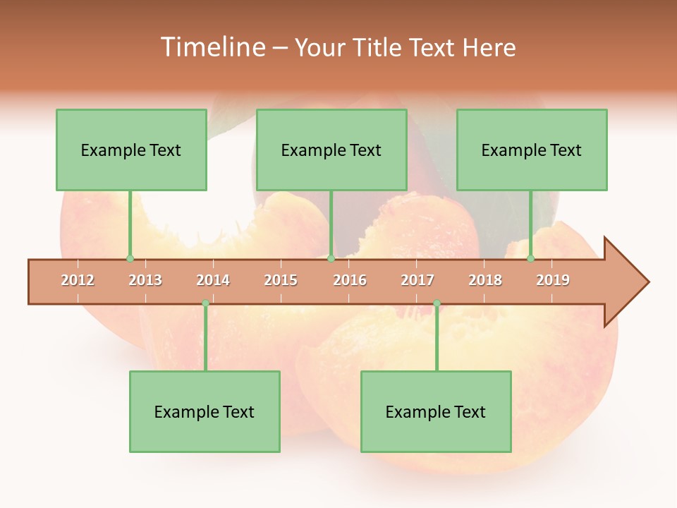 Dessert Orange One PowerPoint Template