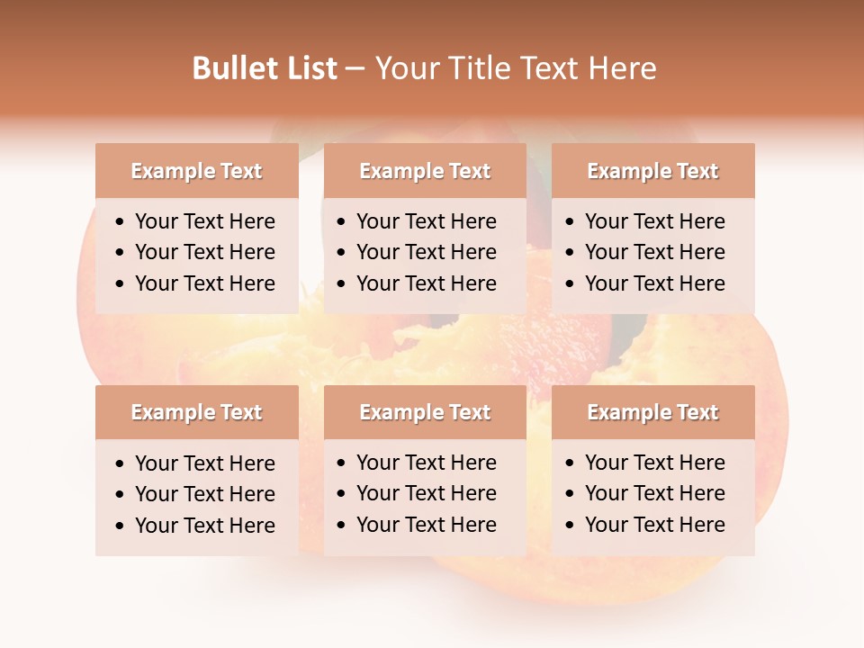 Dessert Orange One PowerPoint Template