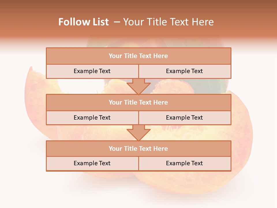 Dessert Orange One PowerPoint Template
