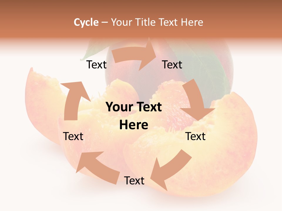 Dessert Orange One PowerPoint Template