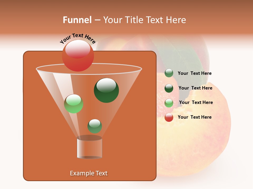 Dessert Orange One PowerPoint Template