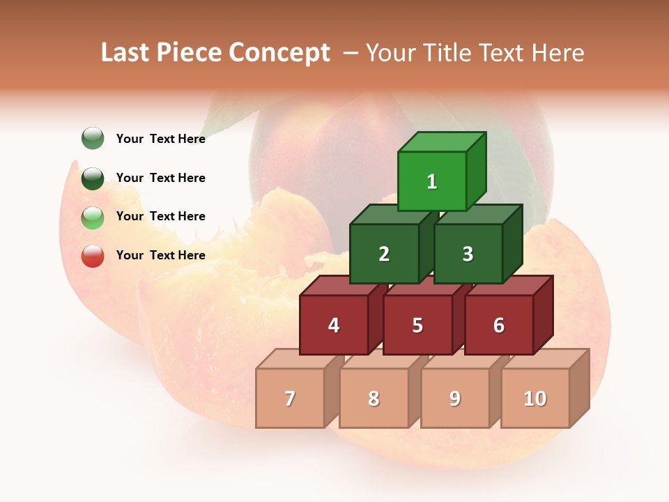 Dessert Orange One PowerPoint Template