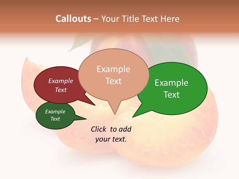 Dessert Orange One PowerPoint Template